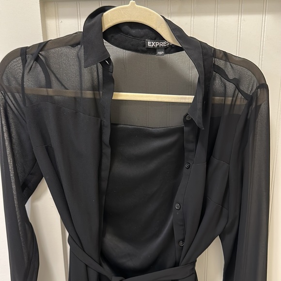 *Donating 6/6*NWOT* Sheer button up dress - Picture 3 of 4